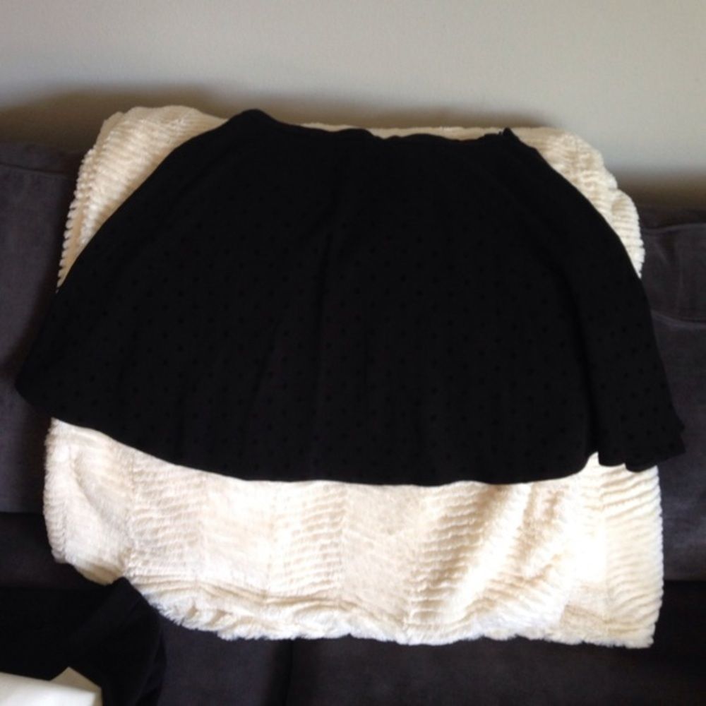 Black philosophy skater skirt